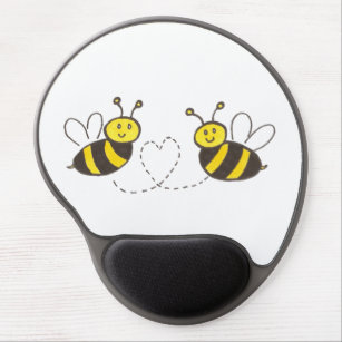 Honey Bees with Heart Gel Mouse Pad