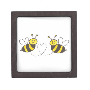 Honey Bees with Heart Gift Box