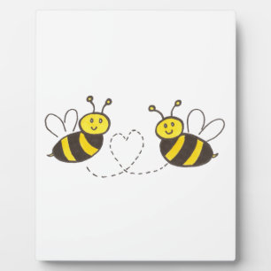 Honey Bees with Heart Plaque