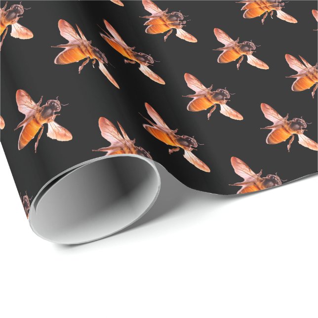 Honey Bee's Wrapping Paper (Roll Corner)