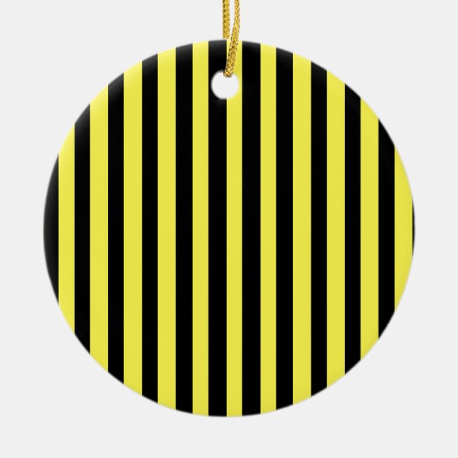 Honey Black Ceramic Ornament (Front)