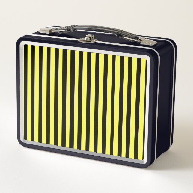 Honey Black Metal Lunch Box (Front)