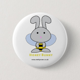 Honey Bunny 6 Cm Round Badge