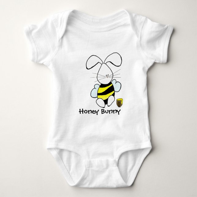 Honey Bunny Baby Bodysuit (Front)