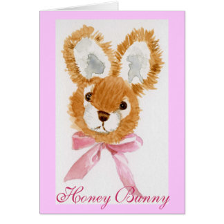 "Honey Bunny" cuddly toy