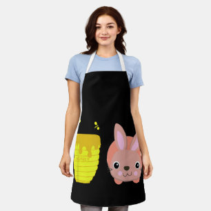 Honey Bunny Cute & Funny Rabbit Animal Lovers Apron