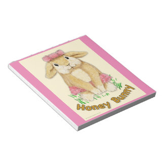 Honey Bunny Design 01 Notepad