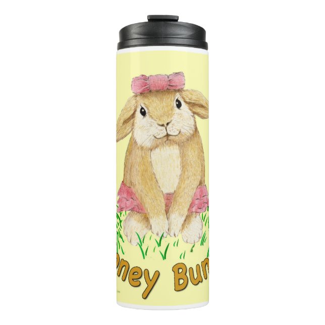 Honey Bunny's Loving Smile Thermal Tumbler (Front)