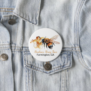 Honey Business Branding 7.5 Cm Round Badge