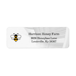 Honey Business Return Address Label
