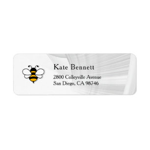 Honey Business  Return Address Label