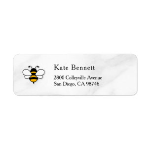 Honey Business  Return Address Label