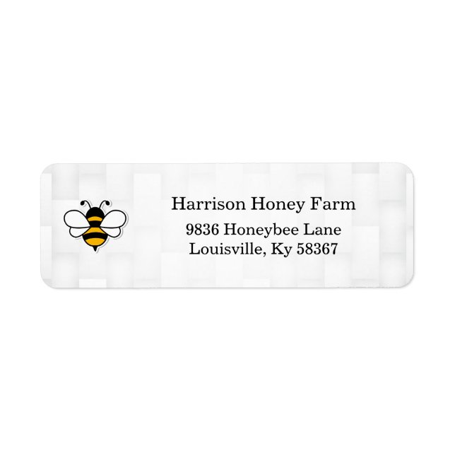 Honey Business Return Address Label (Front)