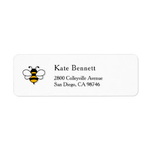 Honey Business  Return Address Label