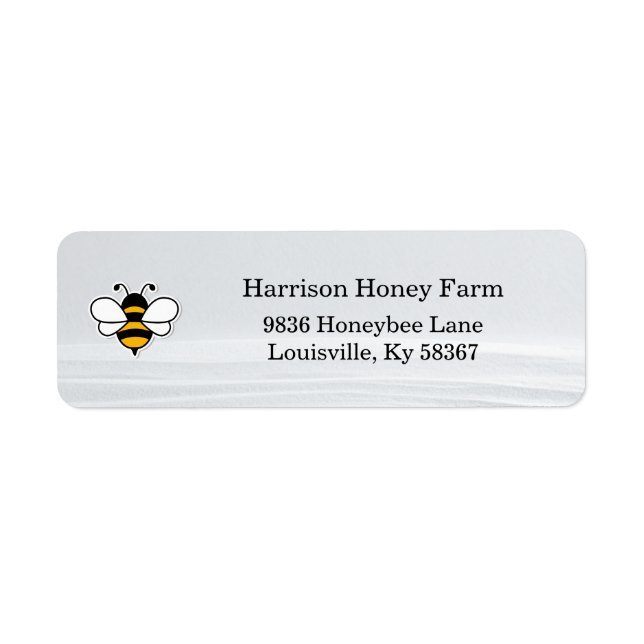 Honey Business Return Address Label (Front)