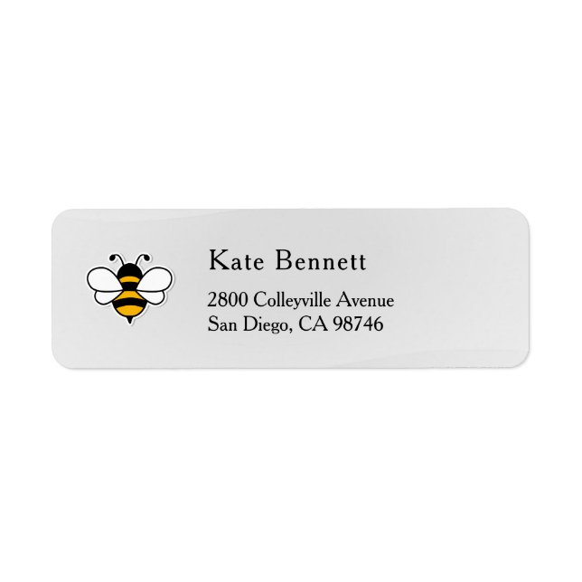 Honey Business  Return Address Label (Front)