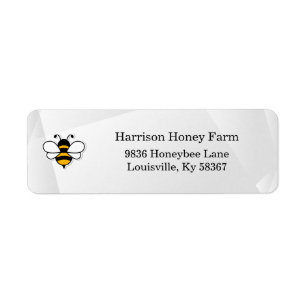 Honey Business Return Address Label
