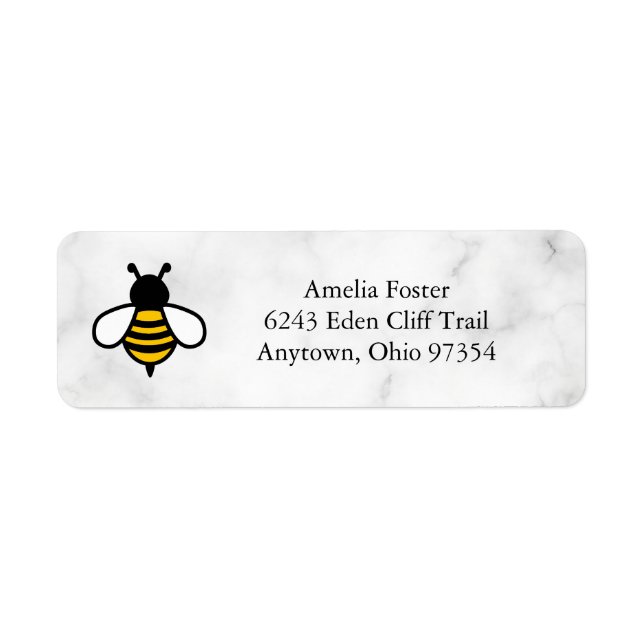 Honey Business Return Address Label (Front)