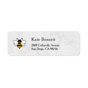 Honey Business  Return Address Label