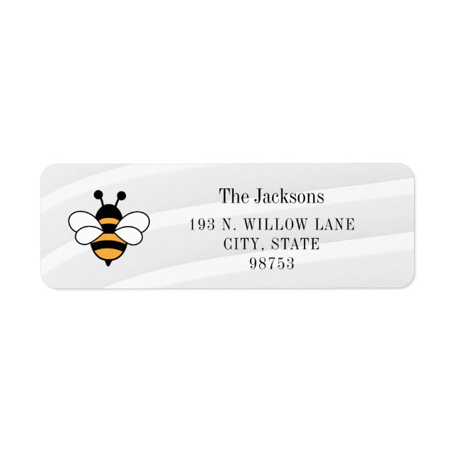 Honey Business Return Address Label (Front)