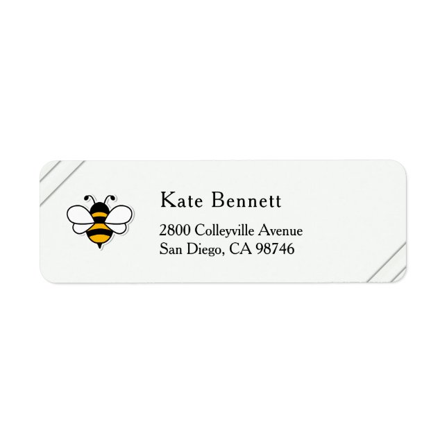 Honey Business  Return Address Label (Front)