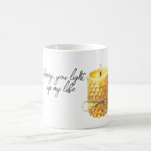 Honey Candle Light up my life Coffee Mug