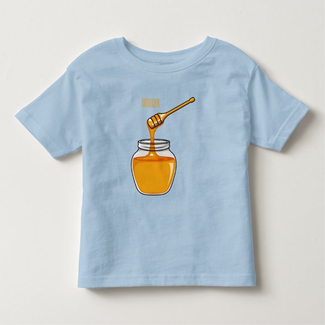Honey cartoon illustration  toddler T-Shirt (Front)