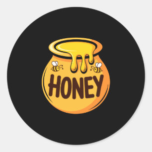Honey  classic round sticker