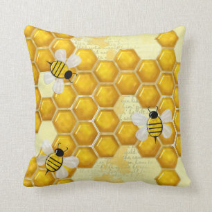 Honey Comb 3D Whimsey  Cushion