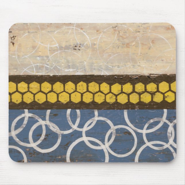 Honey Comb Abstract I Mouse Pad (Front)