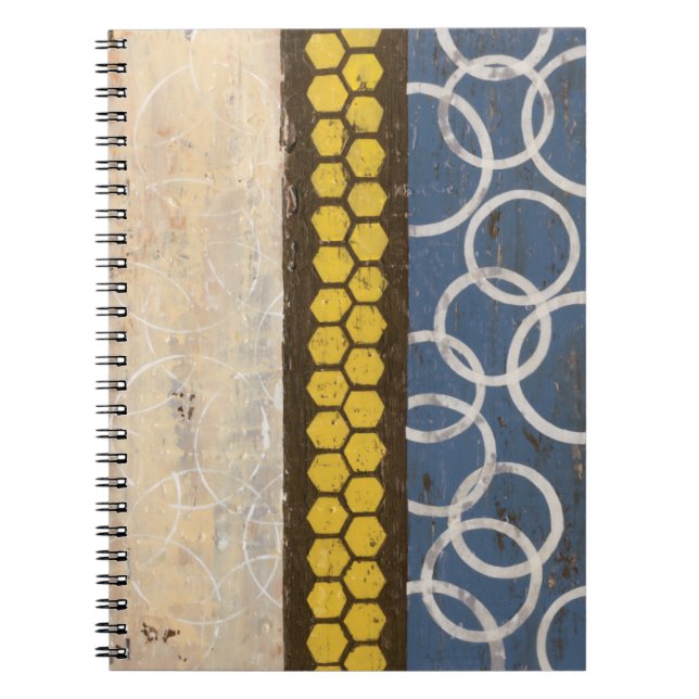 Honey Comb Abstract I Notebook (Front)