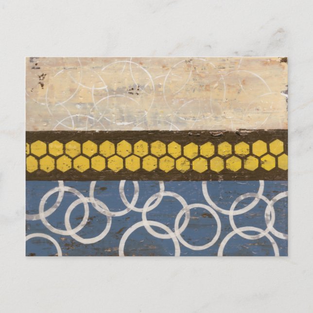 Honey Comb Abstract I Postcard (Front)
