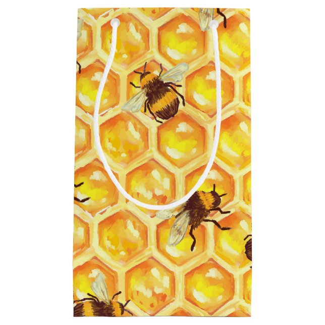 Honey Comb Gift Box Small Gift Bag (Front)