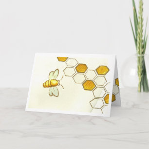 Honey Comb Greeting Card