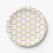 Honey Comb Paper Plate