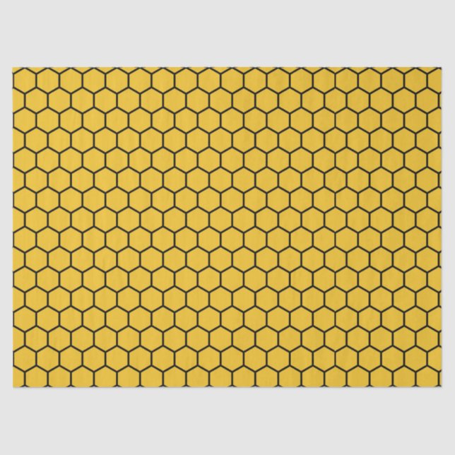Honey Comb Tissue Paper | Unique Hexagonal Design (Front)