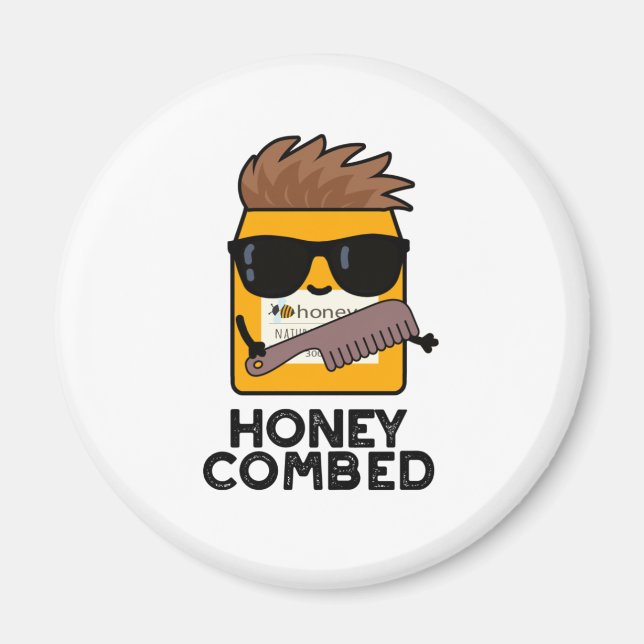 Honey Combed Funny Honey Pun  Magnet (Front)