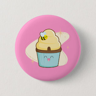Honey Cupcake 6 Cm Round Badge