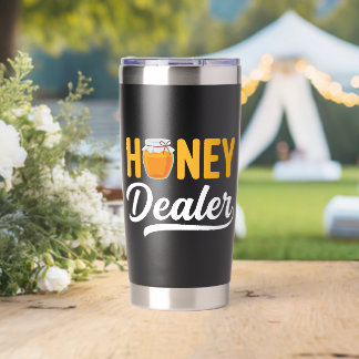 Honey Dealer Beekeeper Honeycomb Beekeeping Queen  Insulated Tumbler