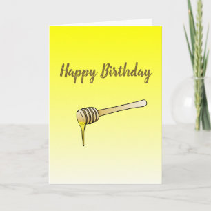 Honey Dipper Birthday Card