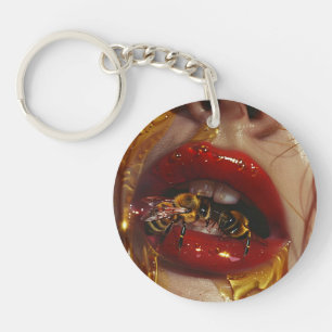 Honey Drip Beauty – Sensual Golden Portraits of Wo Key Ring