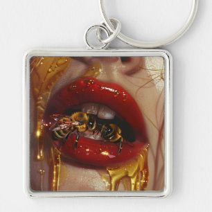 Honey Drip Beauty – Sensual Golden Portraits of Wo Key Ring
