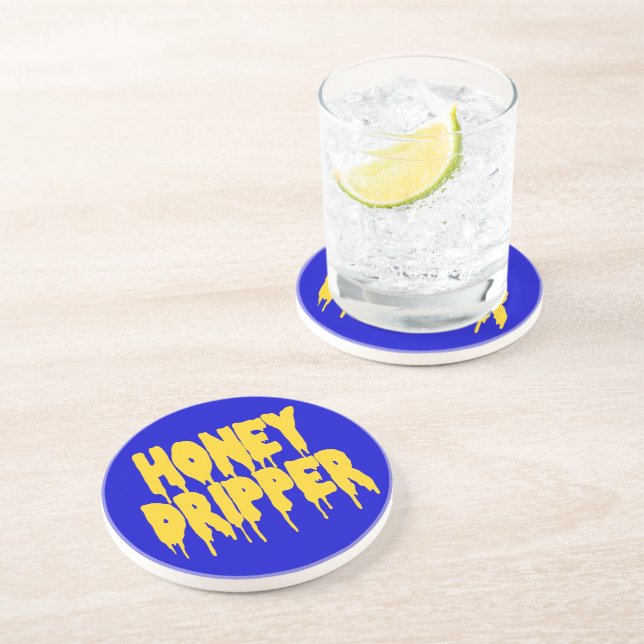 Honey Dripper Coaster (Side)