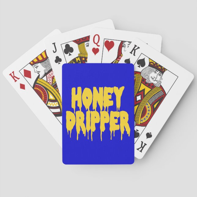 Honey Dripper Playing Cards (Back)
