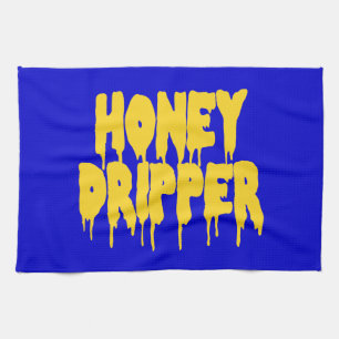 Honey Dripper Tea Towel