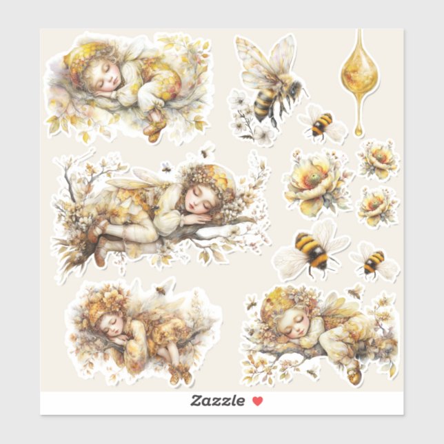 Honey Fairies - The sleeping fairies 01 (Sheet)