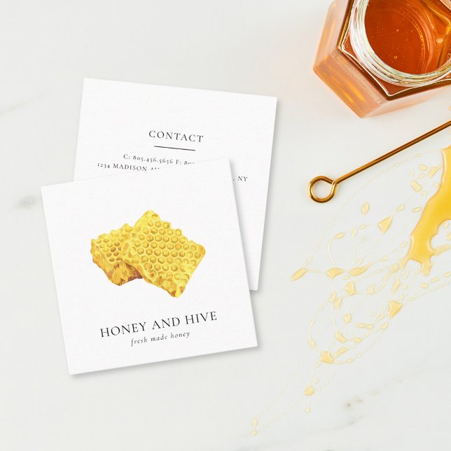 Honey Farm / Homemade Honey Business Card (Creator Uploaded)