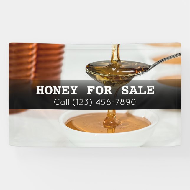 Honey for Sale Apiculture Business Banner (Horizontal)