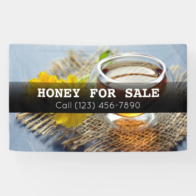 Honey for Sale Apiculture Business Banner (Horizontal)