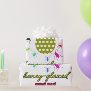 honey-glazed sweet meat wrapping paper